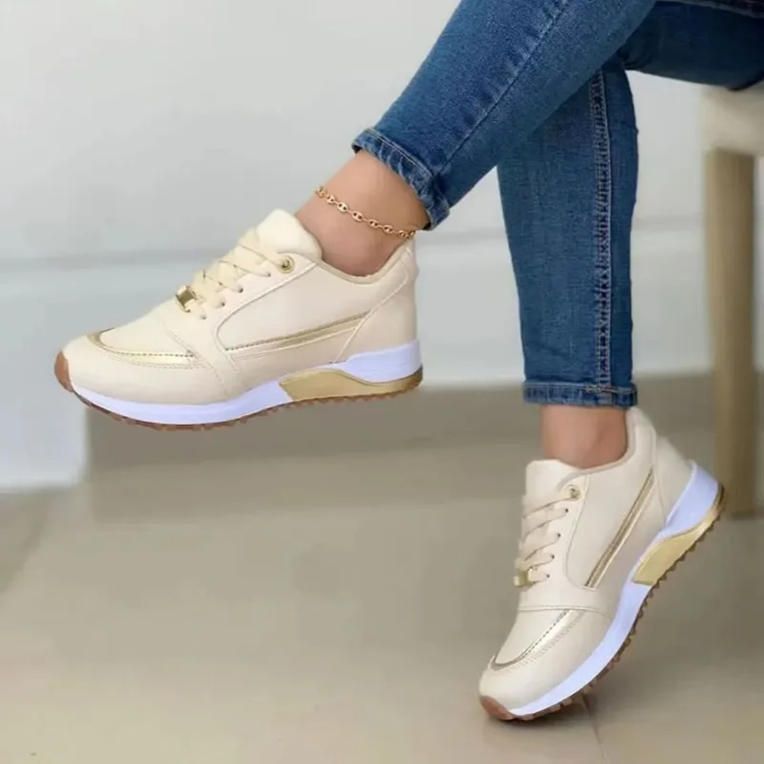 Variant image for Anna's Trendige Damen Sneakers – Komfortable Schnürschuhe für Alltag & Aktiven Lebensstil-19