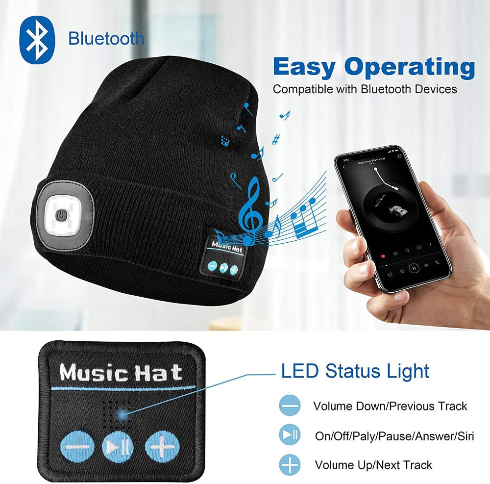 3-in-1 winter hat - smarthood (with built-in Bluetooth music)