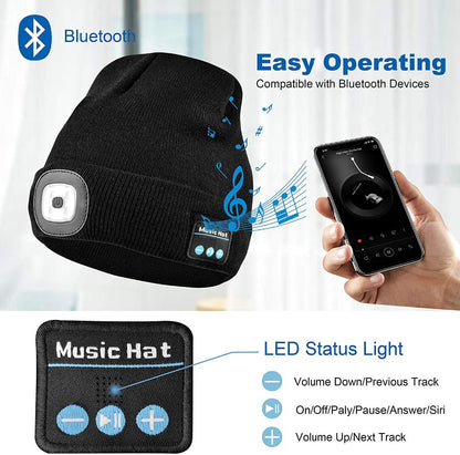 3-in-1 winter hat - smarthood (with built-in Bluetooth music)